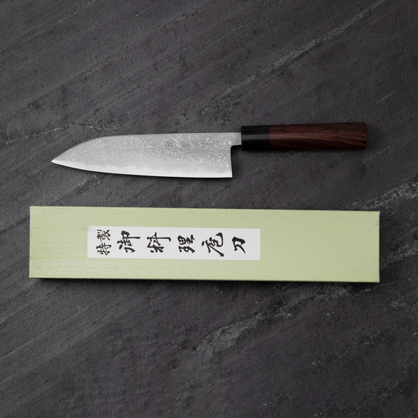 Kajiwara Aogami#2 Damascus Nóż Szefa kuchni 18 cm
