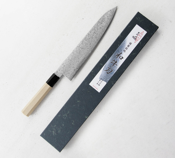 Misuzu Hamono AUS10 Damascus Nóż Szefa kuchni 24 cm
