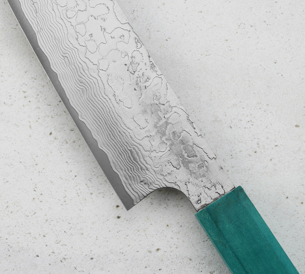 Hatono VG-10 Oktagon Nóż Bunka 16,5 cm Green