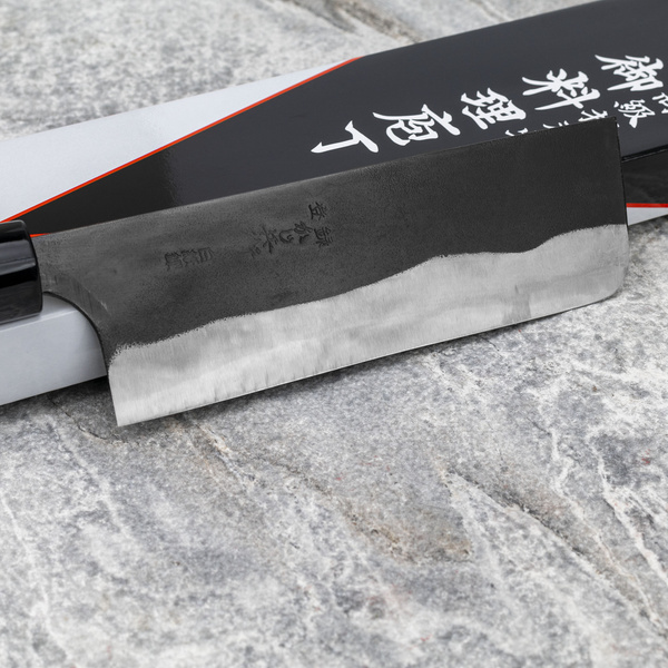 Kajibe Shirogami#2/Iron Nóż Nakiri 15 cm