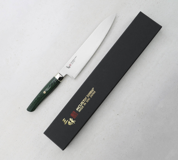 Mcusta Zanmai Green Revolution SPG2 Nóż Szefa kuchni 21 cm