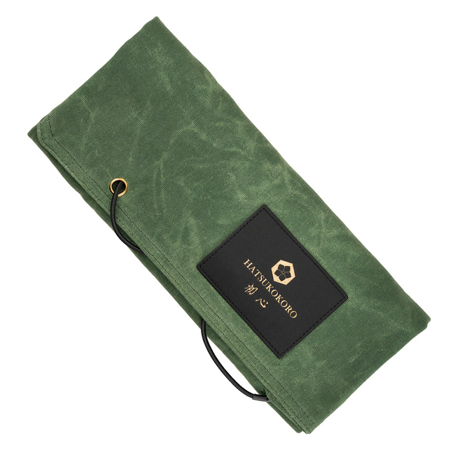 Hatsukokoro Płócienna torba na 5 noży Green