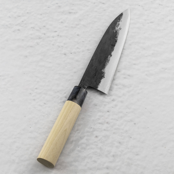 Oul Aogami#1 Buho Kuro Nóż Funayuki 16,5 cm