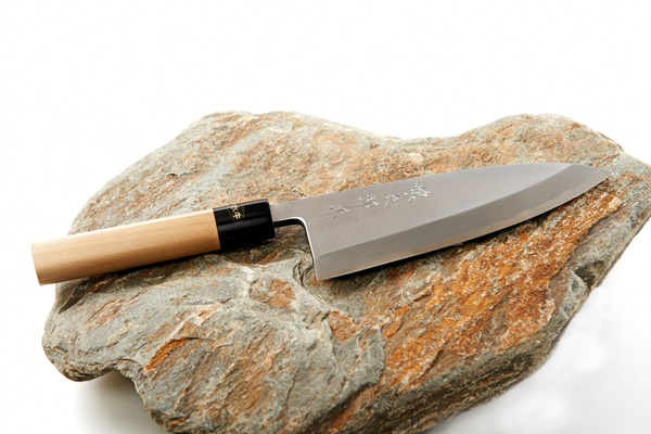 Tojiro Aogami Buffalo Horn Nóż Deba 18 cm