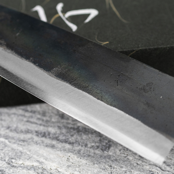 Hatsukokoro Kokugei Aogami#1/Iron Nóż Santoku 16,5 cm
