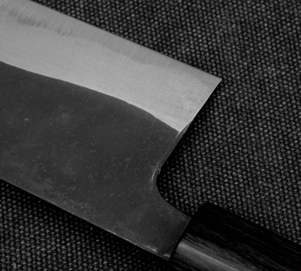 Shiro Kamo Aogami #2 Black Nóż Szefa 24 cm