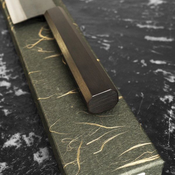 Hatsukokoro Kokugei Aogami#1/Iron Nóż Szefa kuchni 21 cm