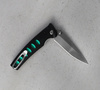 Nóż składany Mcusta Katana VG-10 Black/Green 8,5 cm