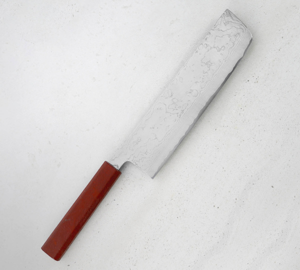 Hatono VG-10 Oktagon Nóz Nakiri 20 cm Red
