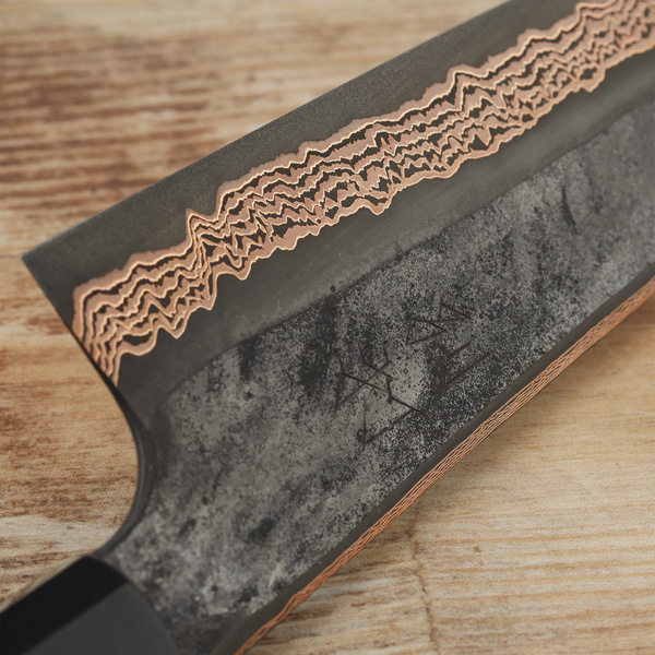 Hatsukokoro Yorokobi Kurouchi SLD Nóż Bunka 18 cm