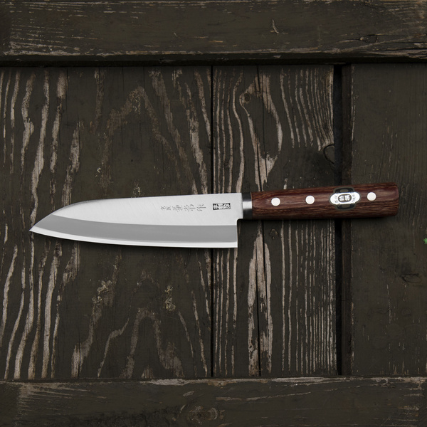 Seki Kanetsune 2000 Shiro-2/SS Nóż Santoku 16,5 cm
