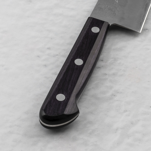 Oul Gingami Nashiji Purple Nóż Santoku 18 cm