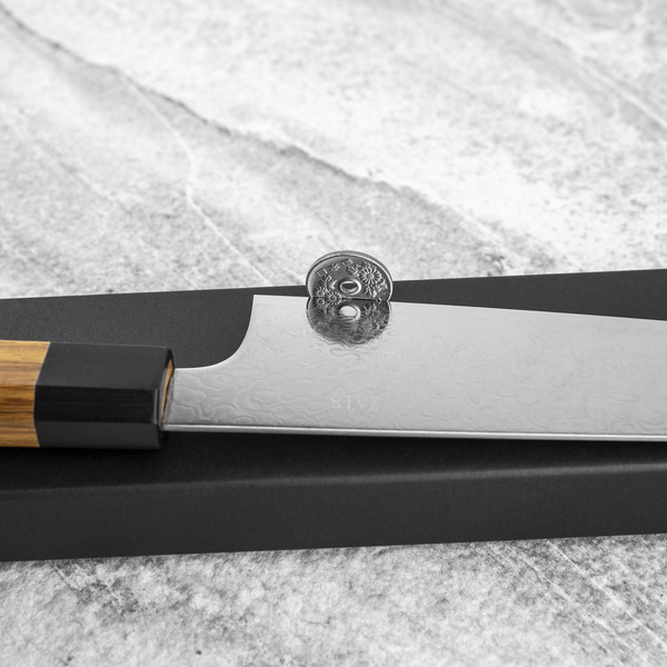 Yoshida Hamono ZA-18 Damascus Nóż Szefa kuchni 21 cm