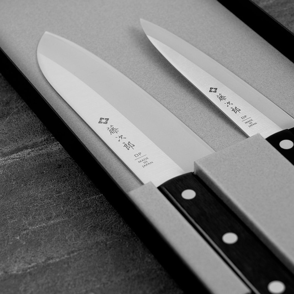 Tojiro DP3 Eco Zestaw Nóż Santoku + uniwersalny
