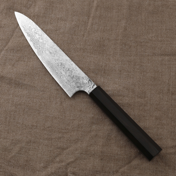 Hatsukokoro Hayabusa Ginga ATS-34 Damascus Nóż uniwersalny 15 cm