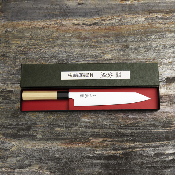 Sukenari ZDP-189 Slender Nóż Kiritsuke Gyuto 24 cm