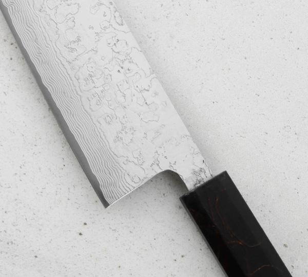 Hatono VG-10 Oktagon Nóż Kiritsuke Gyuto 21 cm Brown