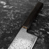 Hatsukokoro Hikari Kurozame SLD Damascus Nóż Santoku 17 cm