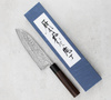 Shiro Kamo SG2 Damascus Nóż Santoku 16,5 cm