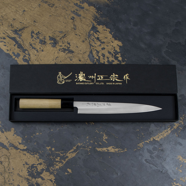 Satake Cutlery Mfg Shirogami#2 Pro Nóż Yanagiba 21 cm