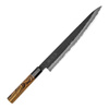 Mutsumi Hinoura Shirogami#2/Iron Nashiji Nóż Sujihiki 27 cm