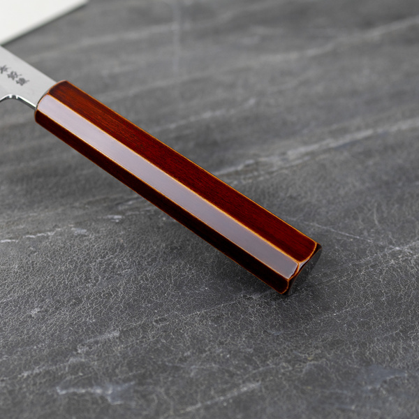 Hado Shiosai Ginsan Urushi Kijiro Nóż Santoku 17 cm