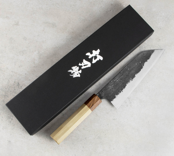 Naoki Mazaki Shirogami#2 Nóż Santoku 18 cm