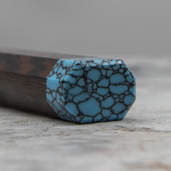 Yu Kurosaki Fujin R2 Turkus Nóż Szefa kuchni 24 cm