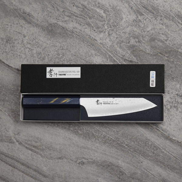 Sakai Takayuki Urushi VG-10 Saiseki Nóż Kengata 16 cm