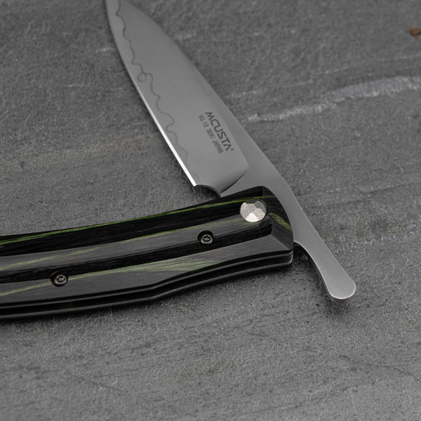 Nóż składany Mcusta Friction Folder Czarno-zielony VG-10 7,5 cm