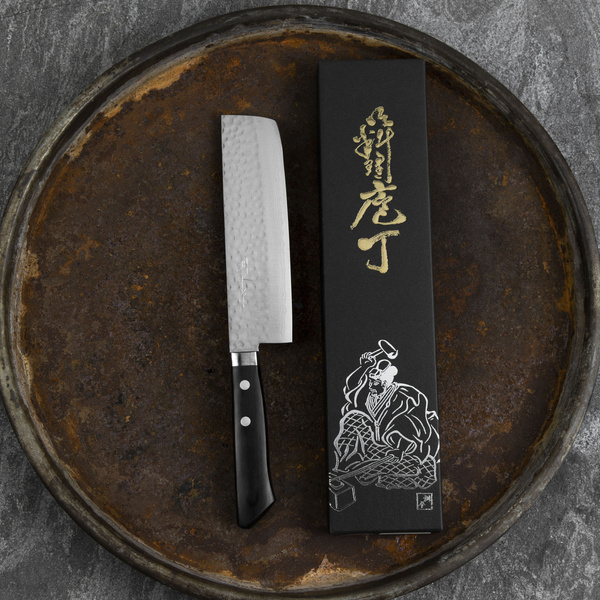 Masutani VG-10 Hammered Nóż Nakiri 17 cm