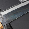 Tsukasa Tokaji Shirogami#1/Iron Kurouchi Nóż Bunka 18 cm