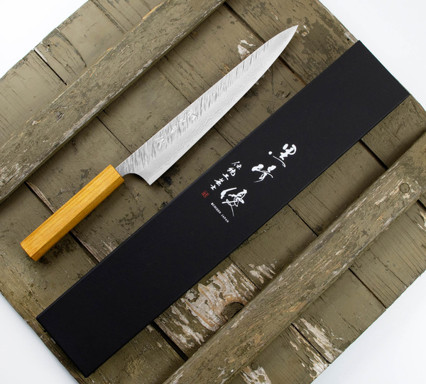 Yu Kurosaki Fujin Damascus VG-10 Nóż Sujihiki 24 cm