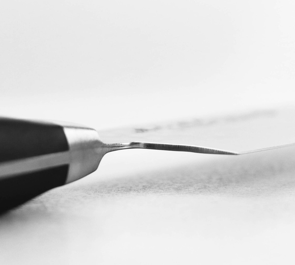 Satake Noushu Nóż Santoku 17 cm w drewnianym pudełku