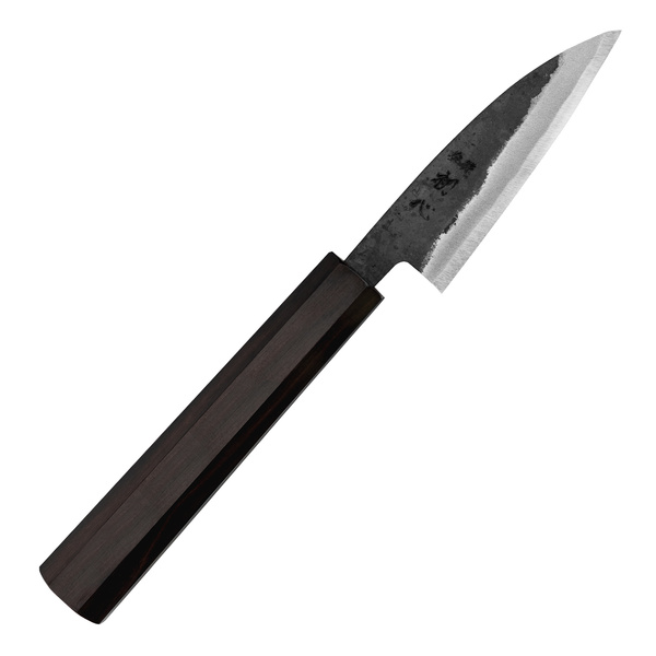 Hatsukokoro Sumi Aogami#2/Iron Kurouchi Nóż do obierania 8 cm