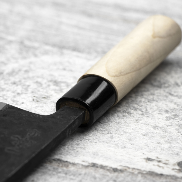 Ittetsu Forge Black Shirogami#2 Nóż Deba 16,5 cm