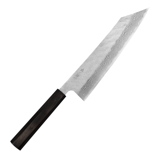 Nigara Hamono Mokutan VG-10 Damascus Nóż Kiritsuke Gyuto 24 cm