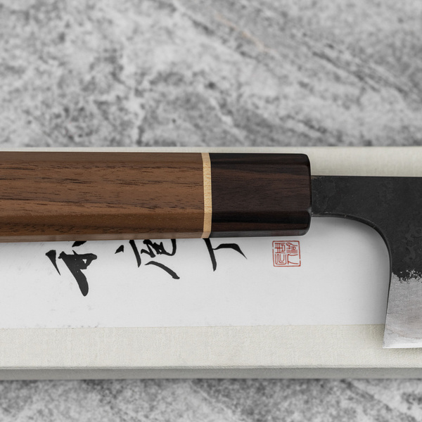 Matsubara Shirogami#1/Iron Nóż Santoku 17 cm