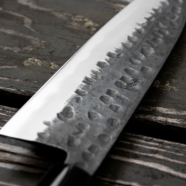 Motokyuuichi Shirogami#2 Hammered Nóż Szefa kuchni 21 cm