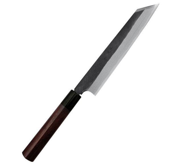 Hideo Kitaoka Nóż Shirogami Black Kiritsuke 21 cm