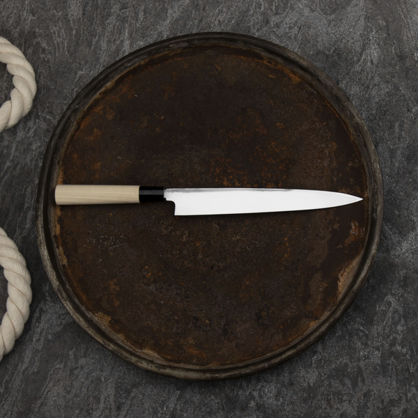 Ittetsu Forge Shirogami#2 Nóż Yanagiba 24 cm Leworęczny