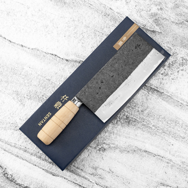 Sentan Aogami#2/Iron Chiński nóż do siekania 17 cm