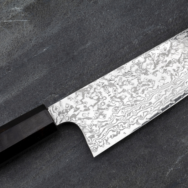 Hatsukokoro Hayabusa Ginga ATS-34 Damascus Nóż Szefa kuchni 24 cm