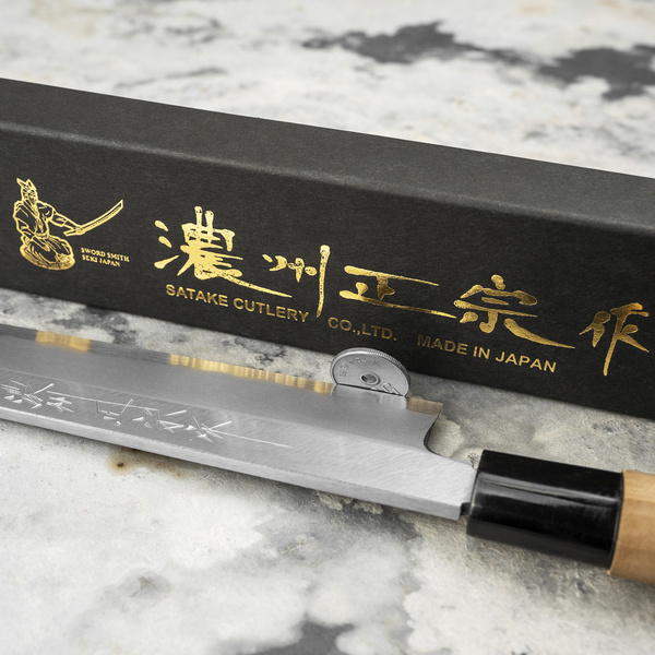 Satake Cutlery Mfg Shirogami#2 Pro Nóż Yanagiba 30 cm