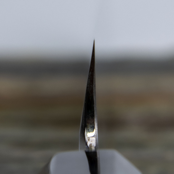 Sakai Takayuki Gallery Shirogami#2 Honyaki Black Horn Nóż Sakimaru 30 cm