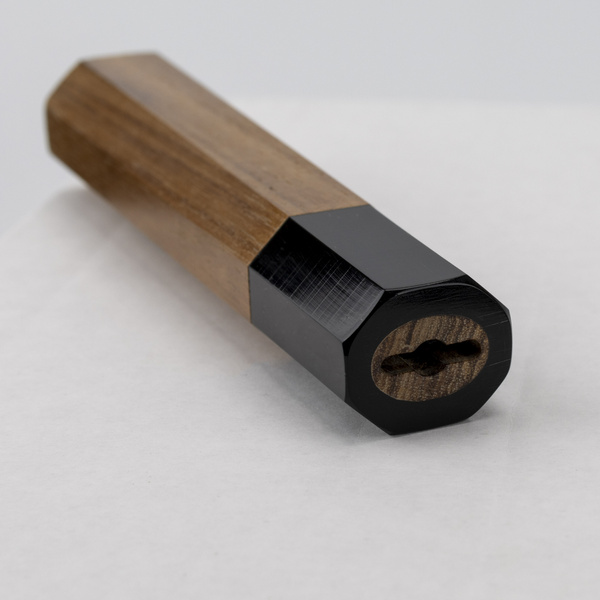 Rękojeść Oktagonalna Teak/Buffalo Horn do Gyuto 24 cm