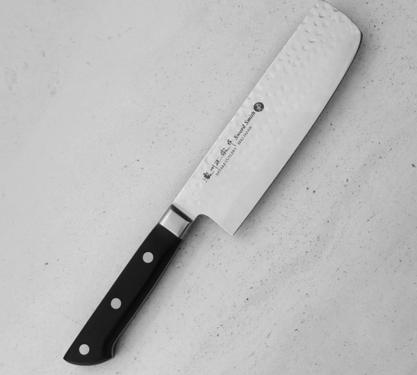 Satake Noushu Nóż Nakiri 16 cm w drewnianym pudełku