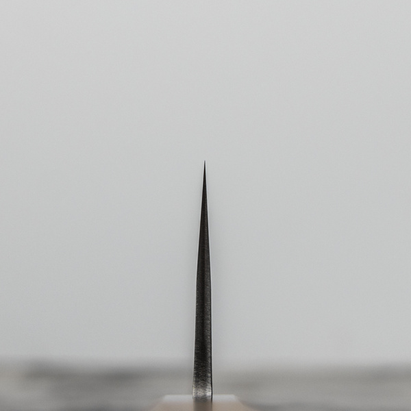 Yoshikane Shirogami#2/SS Nashiji Nóż Santoku 16,5 cm