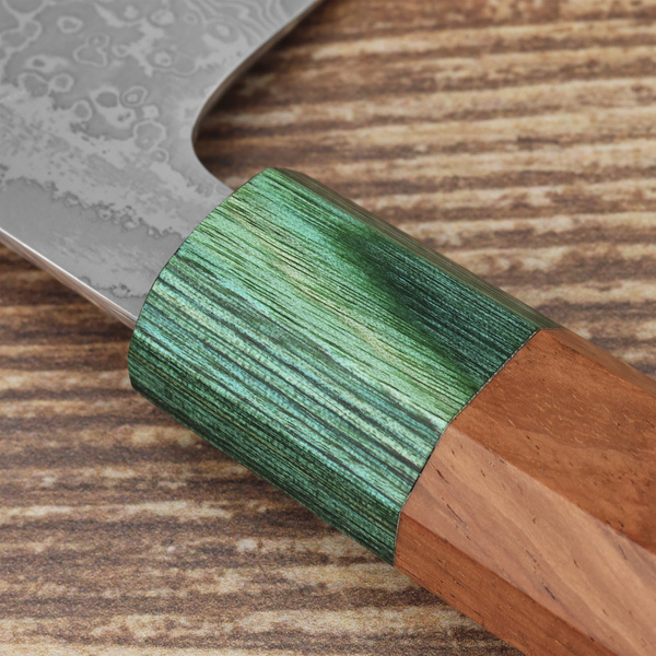 Makoto Kurosaki VG-10W Damasus Nóż Santoku 16,5 cm