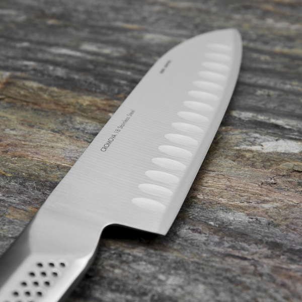 Global Ukon Nóż Santoku żłobiony 18,5 cm
